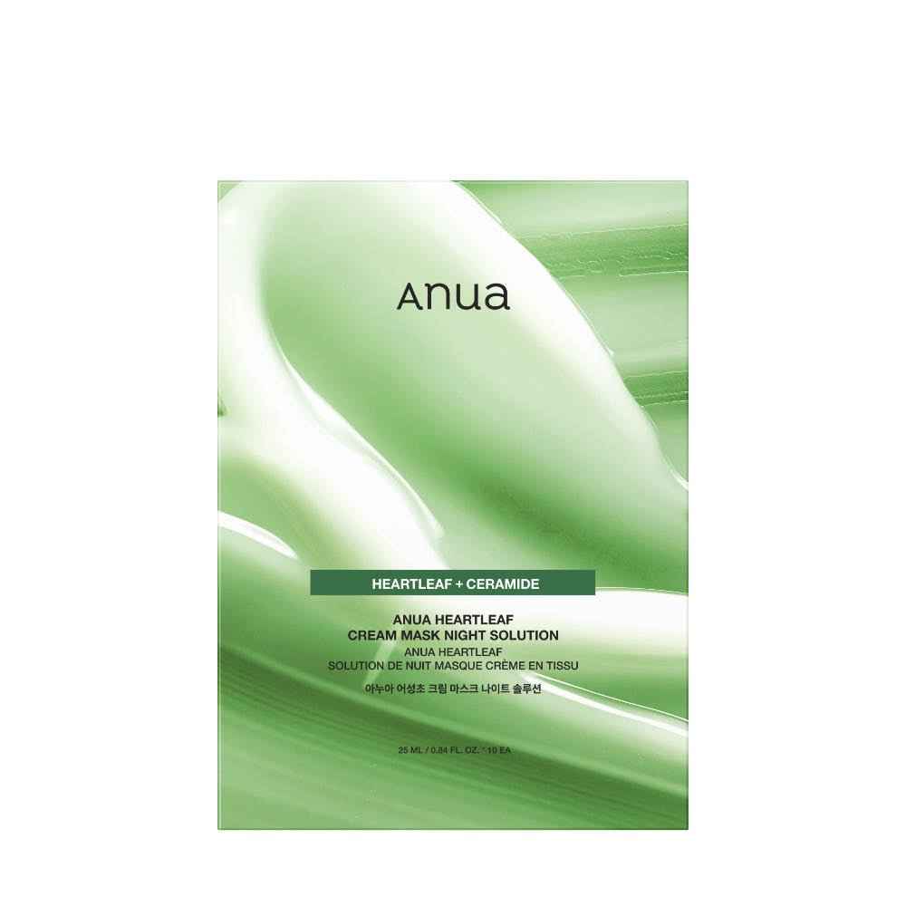 Anua Heartleaf Cream Mask Night Solution 25ml X 10ea