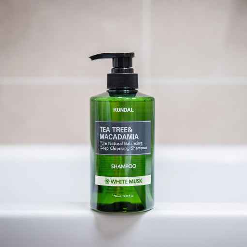 KUNDAL Tea Tree & Macadamia Deep Cleansing Shampoo 1058ml #WHITE MUSK