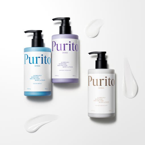 [PURITO SEOUL] Luminous Moisture Shea Butter Body Lotion 300ml (3-types)