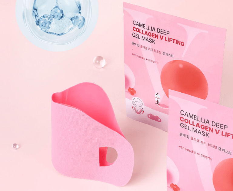 Round Lab Camellia Deep Collagen Firming Gel Mask Sheet 10g X 4ea